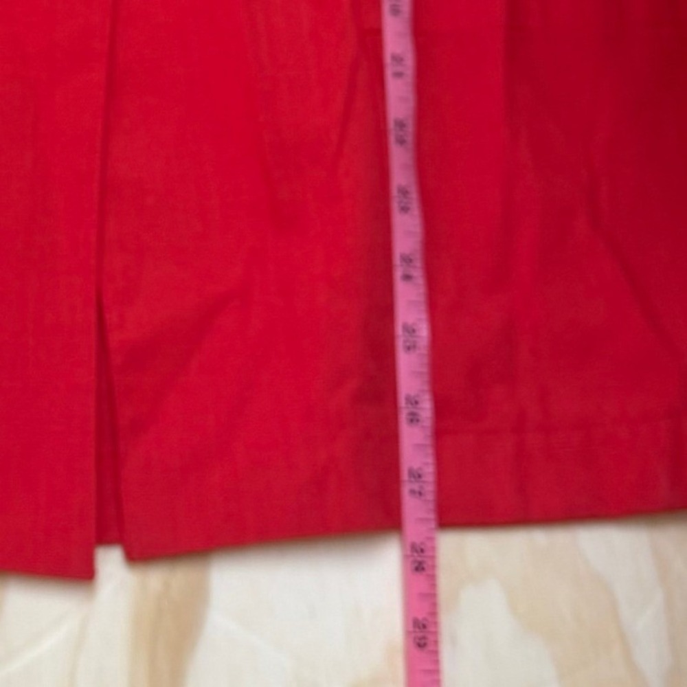 Sag Harbor Red Skirt Suit Set Vintage Blazer & Skirt 12 Vintage Academia - Picture 10 of 14